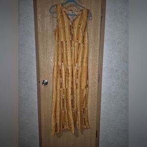 Sonoma  Sleeveless Geometric Maxi